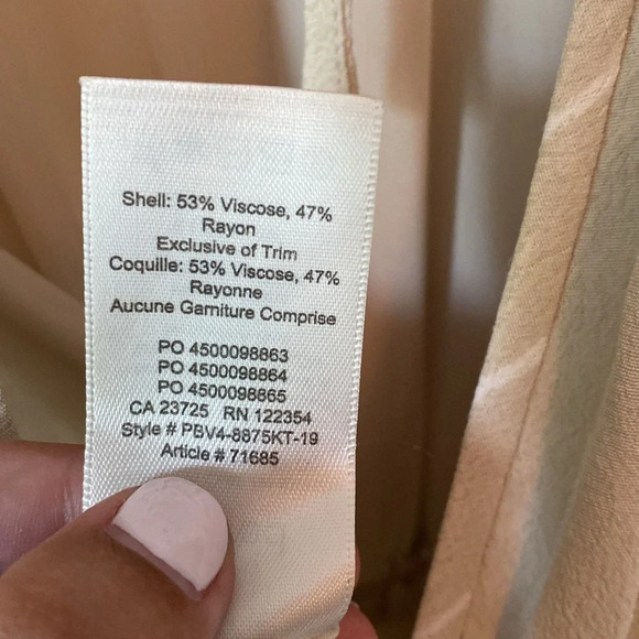 Wilfred Stripe Ruffle Sleeve Open Back Jumpsuit - Picture 11 of 11